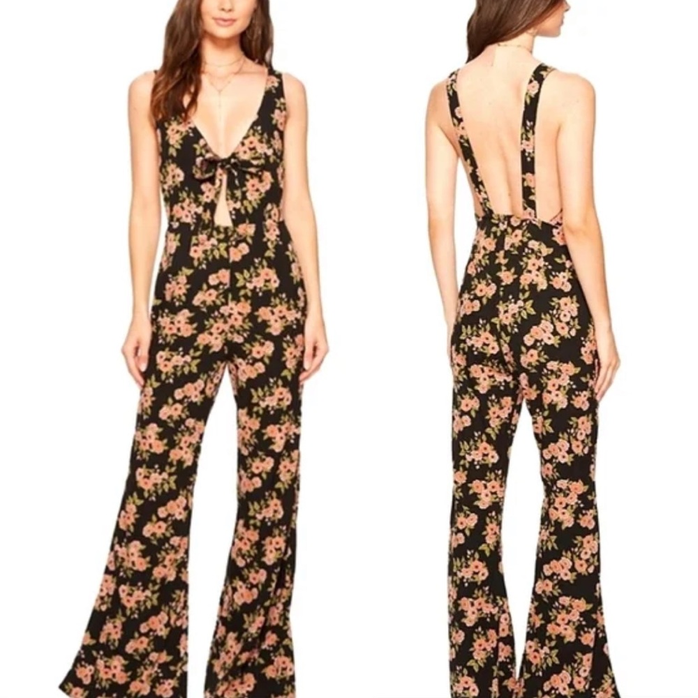 Amuse Society Floral Jumpsuit